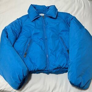UO Blue Puffer Jacket (size M)